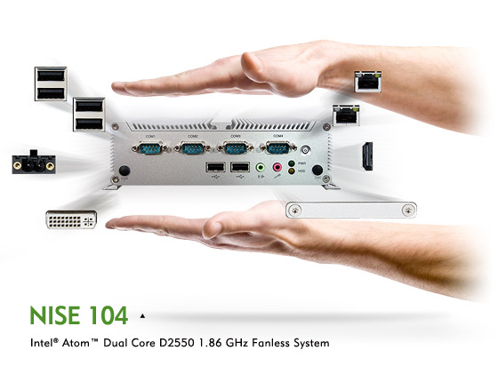 Nexcom / NISE 104 Fansız Endüstriyel Kontrol Cihazı - Görsel 2